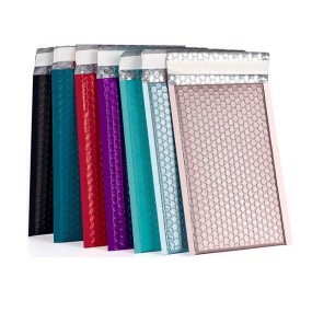 Matte Metallic Mailer Manufacturer - Custom Logo Matte Metallic Self Seal Waterproof Envelope