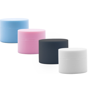 Cosmetic Cream Jar Manufacturer - 50ml 50g Frosted Matte Black White Blue Pink Plastic Jar