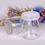 玻璃布丁杯生产商-100ml-200ml 6oz空食品存储牛奶布丁酸奶罐
