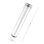 试管瓶工厂-40ml塑料透明数据线管浴盐容器