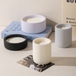 Ceramic Candle Vessel Factory - 250g-300g Many Colors Elegant Candle Container Custom Jar