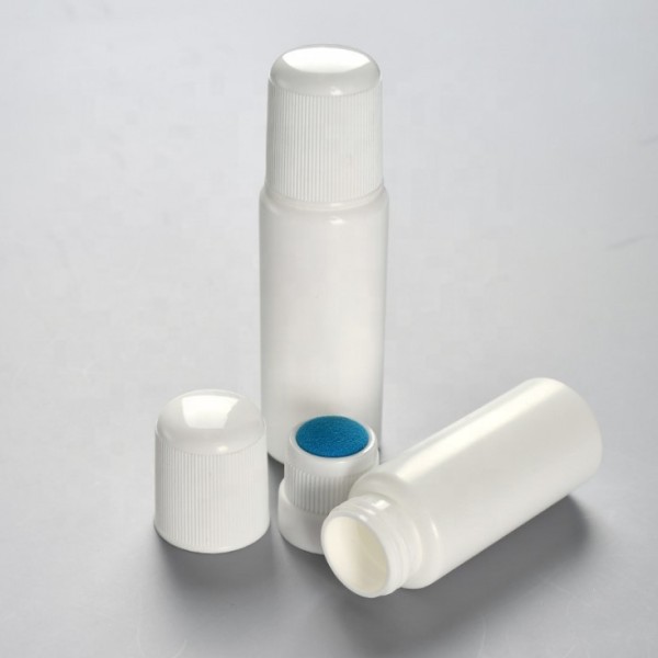 药用涂抹器工厂-30ml-100ml PE彩色海绵顶部24/410搽剂瓶