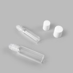滚珠瓶工厂-5ml 10ml透明彩色玻璃精油塑料滚珠瓶