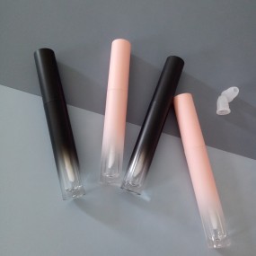 Lip Gloss Tube Factory - 3.5ml Plastic Empty Gradient Wand Liptint Bottle Round Tube