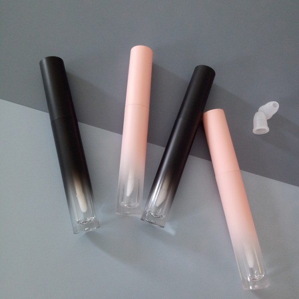 唇彩管工厂-3.5ml塑料空渐变棒唇彩瓶圆管