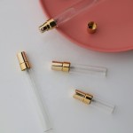 口袋香水瓶工厂-2ml-10ml迷你旅行口袋尺寸玻璃喷雾带金泵