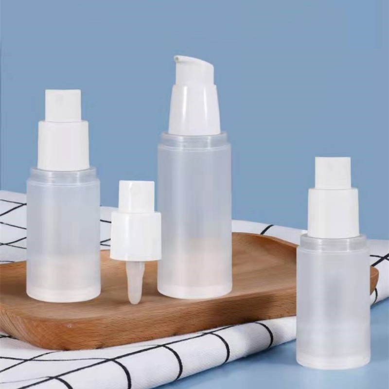Vacuum Airless Pump Bottle Factory - 100ml Frosted Empty PP Plastic Skin Care Packaging