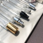 精油瓶工厂-10ml迷你圆形方形复古透明可再灌装香水瓶
