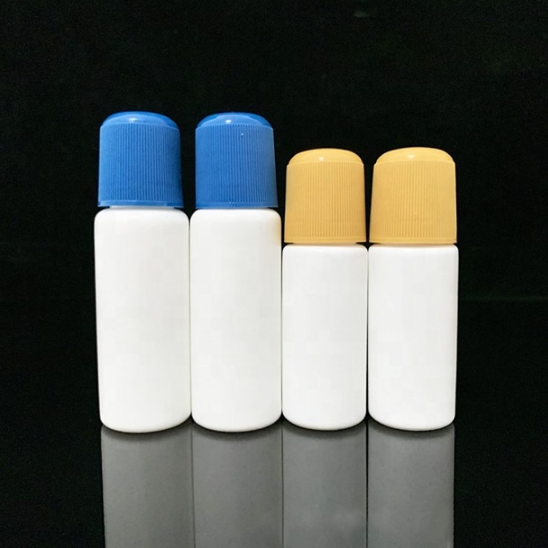Dauber Bottle Factory - 30ml-60ml Empty Slim White Plastic Felt Dauber Sponge Applicator