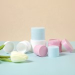 Face Cream Jar Supplier - 5g-50g White Black Blue Pink Round Cosmetic Packaging Scrub Jar
