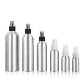 Aluminum Spray Bottle Supplier - 100ml 150ml 250ml Empty Skincare Cosmetic Packaging Fine Mist
