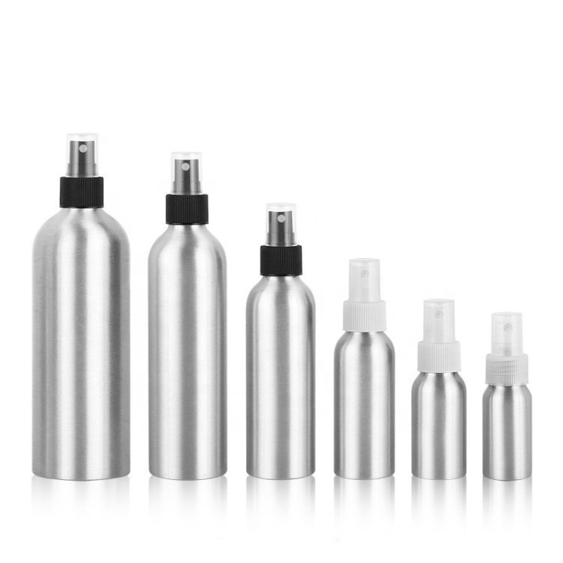 Aluminum Spray Bottle Supplier - 100ml 150ml 250ml Empty Skincare Cosmetic Packaging Fine Mist