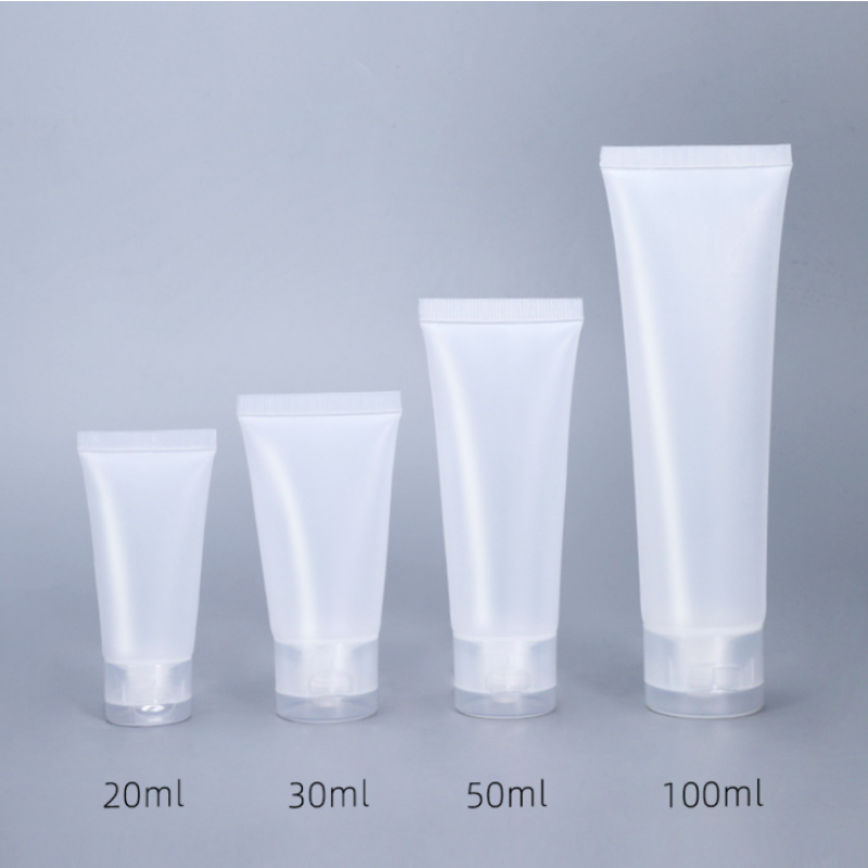 Facial Cleanser Tube Manufacturer - 100ml Luxury Custom Matte Clear Plastic Toothpaste Tube