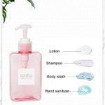 乳液泵瓶工厂-8oz 250ml方形PETG PP塑料皂液洗发水分配器