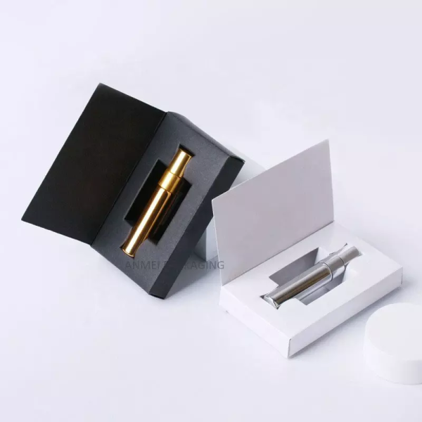 香水样品包装工厂-新款设计纸箱3ml-10ml小瓶喷雾瓶纸盒