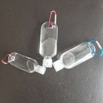 钥匙扣喷雾瓶工厂-30ml 50ml 60ml 1oz 2oz带登山扣空塑料瓶