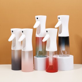 连续喷雾瓶工厂-200ml 300ml渐变色彩空塑料瓶