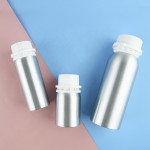 化妆品铝瓶供应商-120ml 4OZ空金属化妆品护肤品精油瓶