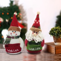 Christmas Decoration Supplier - Snowman Santa Claus Cartoon Doll Holiday Atmosphere Decor