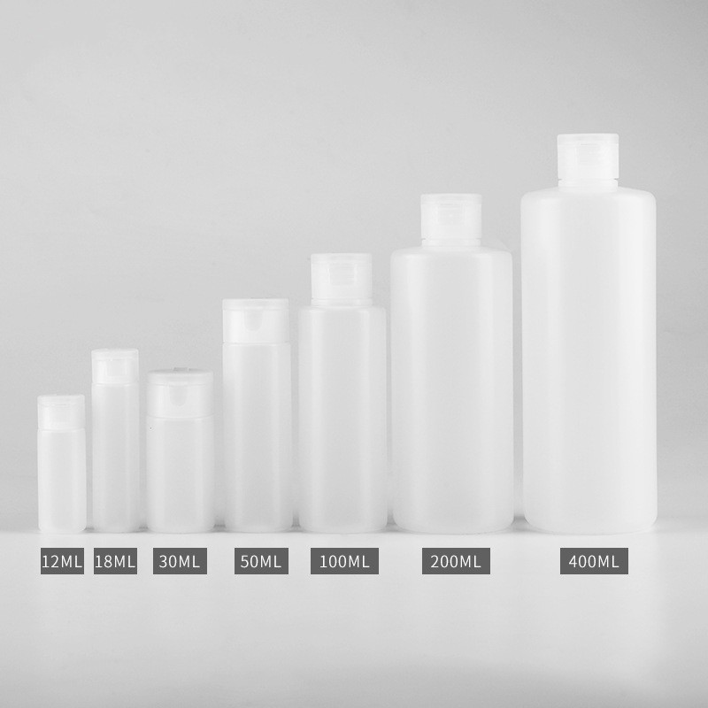 Flip Cap Squeeze Bottle Supplier - 12ml-400ml PE Plastic Transparent Shampoo Bottle