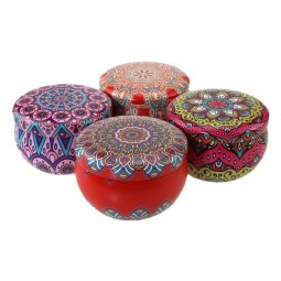 Tinplate Candle Holder Supplier - 2.2 OZ Customized Tin Soy Wax Scented Empty Candle Jars