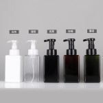 泡沫泵瓶供应商-450ml 15oz透明白色黑色方形泡沫洗手液分配器