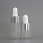 化妆品滴管瓶供应商-5ml 10ml薄玻璃透明精油滴管瓶
