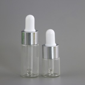 Cosmetic Dropper Bottle Supplier - 5ml 10ml Thin Glass Clear Essential Oil Dropper Bottles