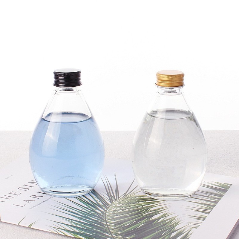 Glass Juice Bottle Manufacturer - 100ml-500ml Glass Juice Packaging Bottle Beverage Milk Bottle