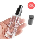 玻璃香水瓶生产商-5ml-100ml方形透明玻璃喷雾器细雾喷雾