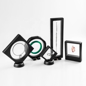 Suspension Jewelry Box Supplier - 3D Floating Clear Membrane Display Frame Transparent PE Film