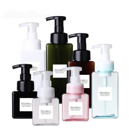 Foam Pump Bottle Supplier - 250ml-650ml PETG Square Foaming Soap Dispenser