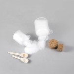 浴盐瓶生产商-100g-500g 300ml 10oz磨砂护肤品面霜罐木勺