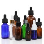 护肤品滴管瓶供应商-5ml-100ml磨砂黑色圆肩玻璃面部精华