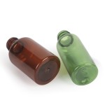 迷你挤压瓶生产商-50ml PET塑料扭盖护发油涂抹器
