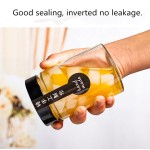 玻璃食品罐工厂-8oz食品级透明圆形直边玻璃罐带螺旋盖