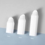 真空泵瓶供应商-15ml 30ml 50ml白色空PP塑料化妆品容器