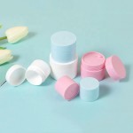 磨砂容器工厂-5g-50g磨砂白色黑色蓝色粉色糖磨砂身体面部唇部容器