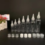 翻盖瓶供应商-5ml-120ml PET透明洗发水瓶化妆品包装