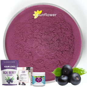 Acai Powder Manufacturer - 100% Natural Organic Spray Dried Berry Juice Powder