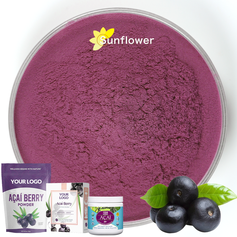 Acai Powder Manufacturer - 100% Natural Organic Spray Dried Berry Juice Powder
