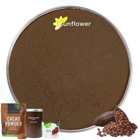 Organic Cocoa Powder Manufacturer - Wholesale Bulk Alkalized Black Chocolate Powder 10-12%