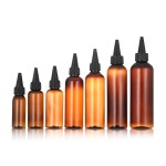 塑料PET瓶生产厂家 - 60ml-250ml琥珀透明蓝发油瓶