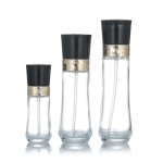 玻璃化妆品瓶供应商 - 60ml-100ml带金盖面霜瓶