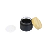 哑光黑玻璃瓶供应商 - 20ml-80ml磨砂身体乳液瓶
