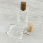 玻璃香水瓶供应商 - 可定制30ml-50ml木盖现代瓶