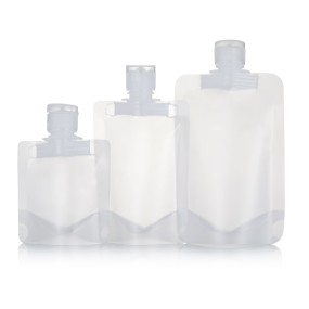 Stand up Pouch Factory - 30ml-100ml Reusable Plastic Flip Cap Pouch