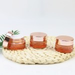 Glass Cosmetic Jars Manufacturer - 5ml-100ml Round Pink Cream Jars