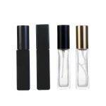 哑光黑喷雾瓶供应商 - 5ml-10ml方形细雾香水瓶