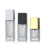 方形玻璃瓶生产厂家 - 15ml-40ml磨砂粉底容器